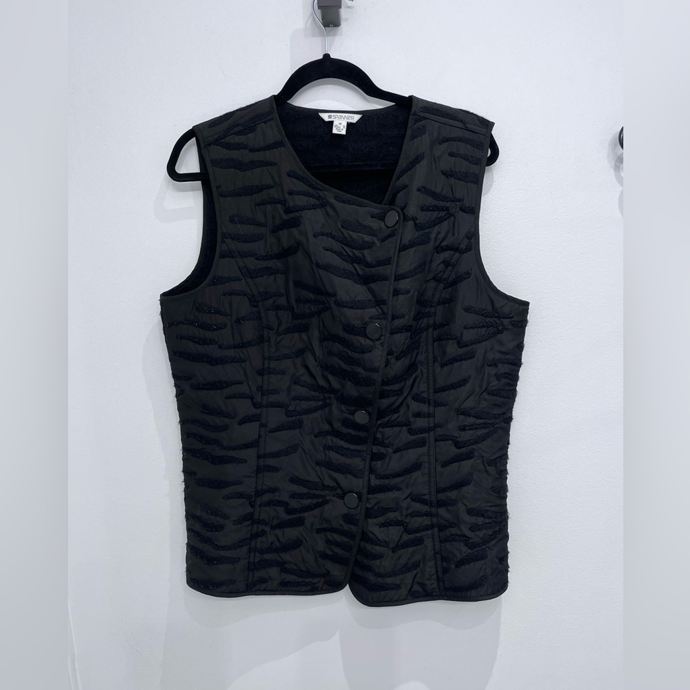 SPANNER vest wool blend size 14  stylish
